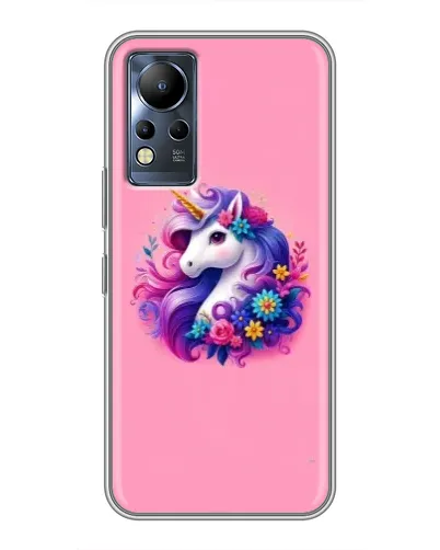 Чехол для Infinix Note 11 с картинкой «Сказочный единорог»
