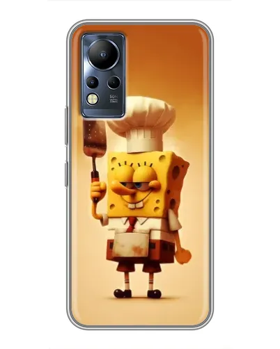 Чохол для Infinix Note 11 з картинкою «Губка Боб кухар»