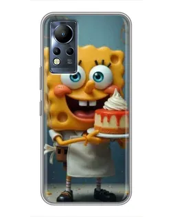 Чохол для Infinix Note 11 з картинкою «Кухар Спанч Боб»