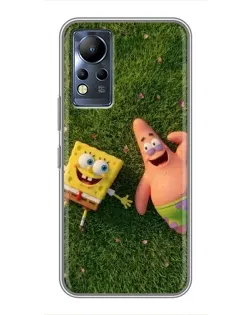 Чохол для Infinix Note 11 з картинкою «Друзі на галявині»