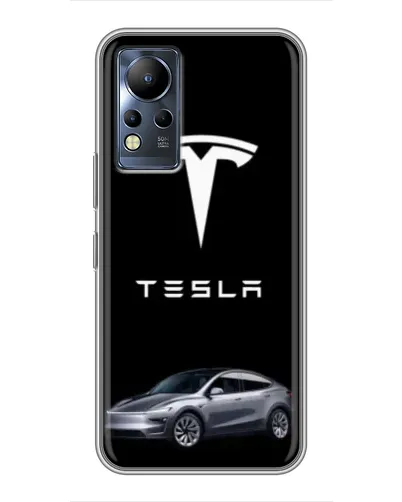 Чохол для Infinix Note 11 з картинкою «Tesla Model Y»