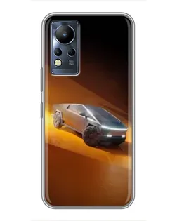 Чохол для Infinix Note 11 з картинкою «Cybertruck у пустелі»