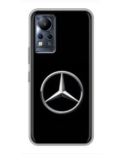 Чехол для Infinix Note 11 с картинкой «Mercedes классический лого»