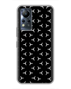 Чохол для Infinix Note 11 з картинкою «Mercedes паттерн зірок»