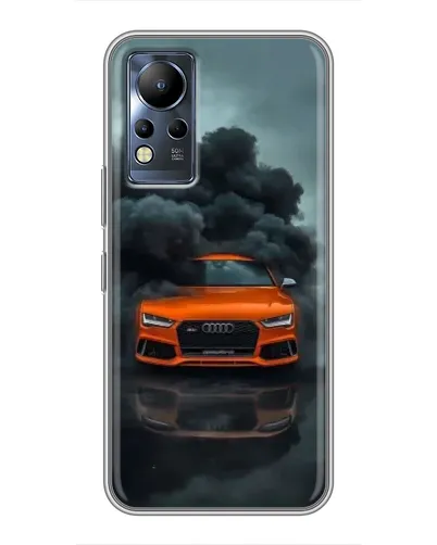 Чехол для Infinix Note 11 с картинкой «Audi в облаках дыма» Чехол для Infinix Note 11 с картинкой «Audi в облаках дыма»