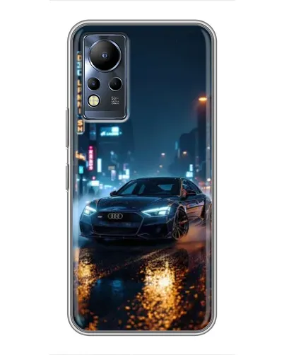 Чехол для Infinix Note 11 с картинкой «Ночной город и Audi» Чехол для Infinix Note 11 с картинкой «Ночной город и Audi»