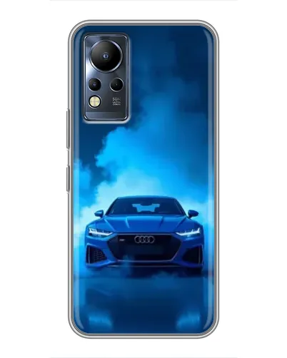 Чехол для Infinix Note 11 с картинкой «Audi — голубая энергия» Чехол для Infinix Note 11 с картинкой «Audi — голубая энергия»