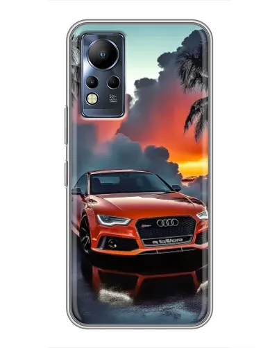 Чехол для Infinix Note 11 с картинкой «Audi — закат» Чехол для Infinix Note 11 с картинкой «Audi — закат»
