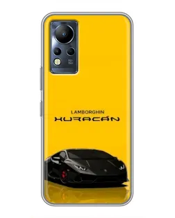 Чехол для Infinix Note 11 с картинкой «Lamborghini Huracan черный»