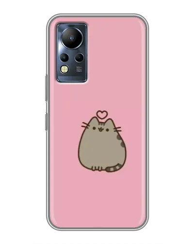 Чохол для Infinix Note 11 з картинкою «Pusheen серце» Чохол для Infinix Note 11 з картинкою «Pusheen серце»