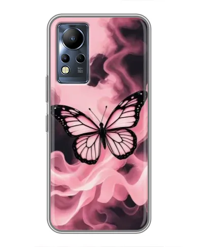 Чехол для Infinix Note 11 с картинкой «Бабочка в дыму» Чехол для Infinix Note 11 с картинкой «Бабочка в дыму»