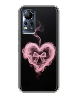 Чехол для Infinix Note 11 с картинкой «Дымчатое сердце»