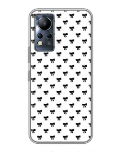 Чехол для Infinix Note 11 с картинкой «Мини-бантики»