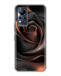 Чохол для Infinix Note 11 з картинкою «Шовкова чорна троянда» Чохол для Infinix Note 11 з картинкою «Шовкова чорна троянда»