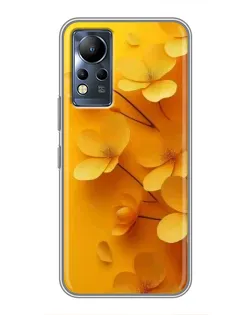 Чохол для Infinix Note 11 з картинкою «Золоті пелюстки» Чохол для Infinix Note 11 з картинкою «Золоті пелюстки»