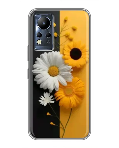 Чохол для Infinix Note 11 з картинкою «Соняшник та ромашка»