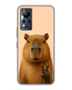 Чохол для Infinix Note 11 з картинкою «Капібара вікторія» Чохол для Infinix Note 11 з картинкою «Капібара вікторія»