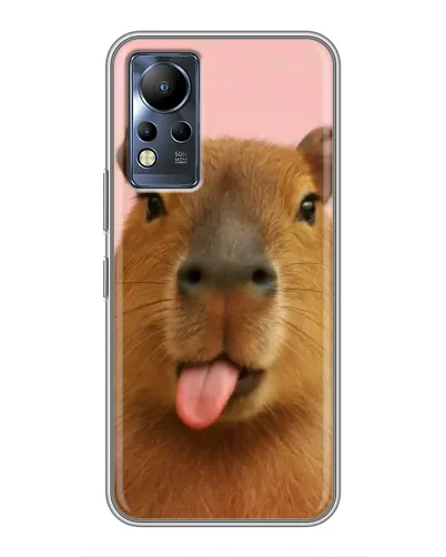 Чохол для Infinix Note 11 з картинкою «Капібара з язиком» Чохол для Infinix Note 11 з картинкою «Капібара з язиком»