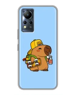 Чохол для Infinix Note 11 з картинкою «Капібара на скейті» Чохол для Infinix Note 11 з картинкою «Капібара на скейті»