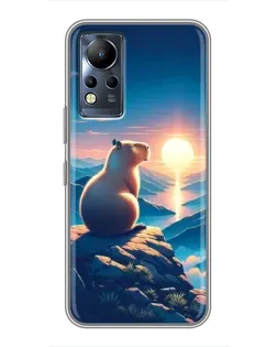 Чохол для Infinix Note 11 з картинкою «Захід сонця з капібарою» Чохол для Infinix Note 11 з картинкою «Захід сонця з капібарою»