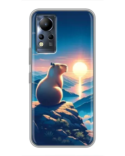 Чохол для Infinix Note 11 з картинкою «Захід сонця з капібарою» Чохол для Infinix Note 11 з картинкою «Захід сонця з капібарою»