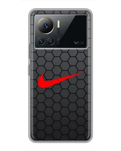 Чехол для Infinix Note 12 2023 с картинкой «Nike — карбоновая сетка»