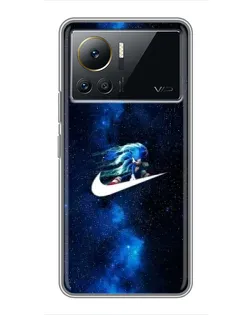 Чехол для Infinix Note 12 2023 с картинкой «Звездный путь Nike»