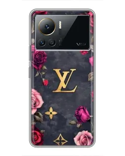 Чехол для Infinix Note 12 2023 с картинкой «Цветочный Louis Vuitton»