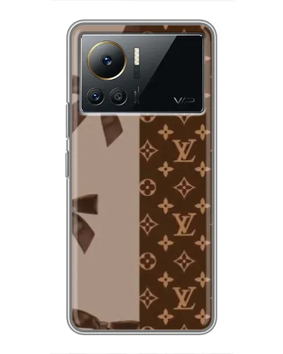 Чехол для Infinix Note 12 2023 с картинкой «Louis Vuitton — банты»