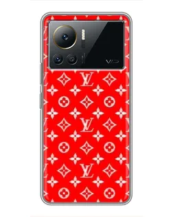 Чехол для Infinix Note 12 2023 с картинкой «Яркий паттерн LV»