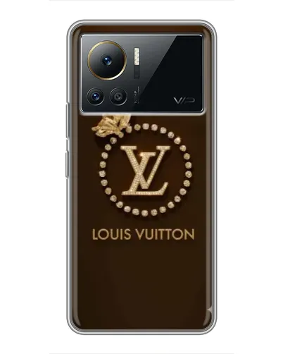Чехол для Infinix Note 12 2023 с картинкой «LV — золотая печать»