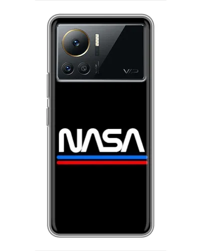 Чехол для Infinix Note 12 2023 с картинкой «NASA — классика Red Blue» Чехол для Infinix Note 12 2023 с картинкой «NASA — классика Red Blue»