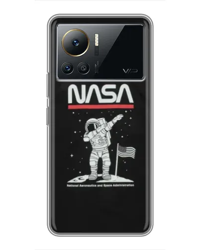 Чехол для Infinix Note 12 2023 с картинкой «NASA — шагаем по Луне» Чехол для Infinix Note 12 2023 с картинкой «NASA — шагаем по Луне»
