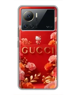 Чехол для Infinix Note 12 2023 с картинкой «Gucci — золотой сад»