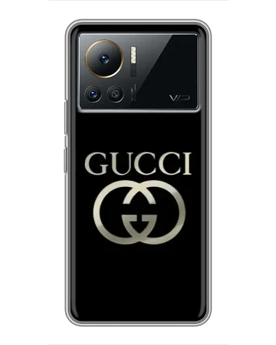 Чехол для Infinix Note 12 2023 с картинкой «Gucci — золото на черном» Чехол для Infinix Note 12 2023 с картинкой «Gucci — золото на черном»