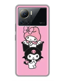Чехол для Infinix Note 12 2023 с картинкой «My Melody и Kuromi»
