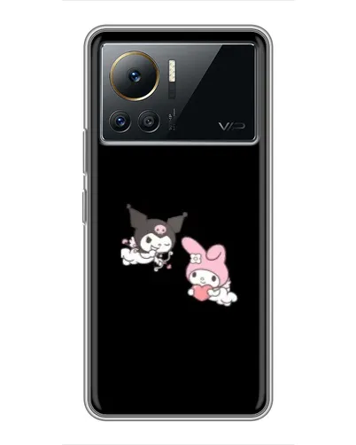 Чехол для Infinix Note 12 2023 с картинкой «My Melody и Kuromi» Чехол для Infinix Note 12 2023 с картинкой «My Melody и Kuromi»