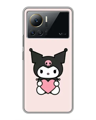 Чехол для Infinix Note 12 2023 с картинкой «Kuromi и сердце» Чехол для Infinix Note 12 2023 с картинкой «Kuromi и сердце»