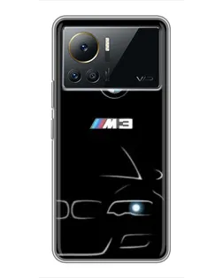Чехол для Infinix Note 12 2023 с картинкой «Минималистичный принт BMW M3»
