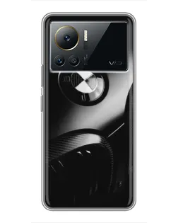 Чехол для Infinix Note 12 2023 с картинкой «Эмблема BMW — макро»