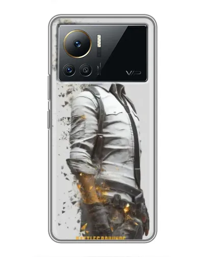 Чехол для Infinix Note 12 2023 с картинкой «PUBG — боец в пыли»