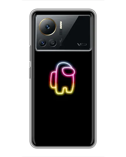 Чехол для Infinix Note 12 2023 с картинкой «Among Us градиент»