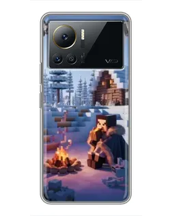 Чохол для Infinix Note 12 2023 з картинкою «Зимовий Minecraft» Чохол для Infinix Note 12 2023 з картинкою «Зимовий Minecraft»