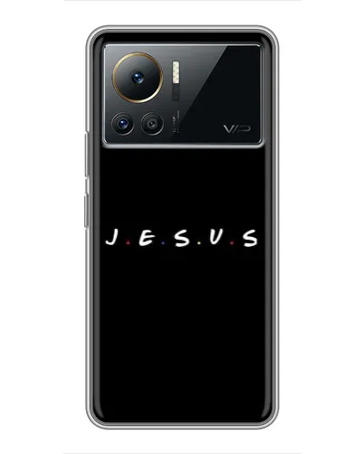 Чехол для Infinix Note 12 2023 с картинкой «Точки веры J.E.S.U.S.» Чехол для Infinix Note 12 2023 с картинкой «Точки веры J.E.S.U.S.»