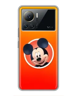 Чехол для Infinix Note 12 2023 с картинкой «Mickey в круге»
