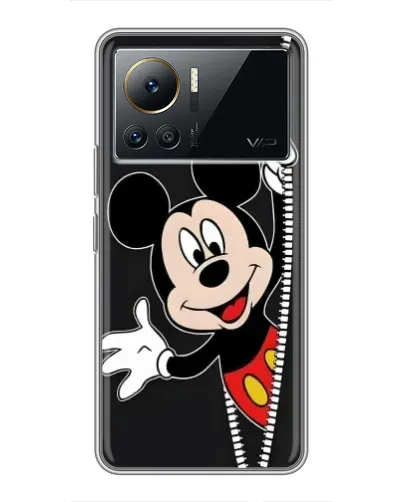 Чехол для Infinix Note 12 2023 с картинкой «Микки раздвигает стены»