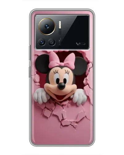 Чехол для Infinix Note 12 2023 с картинкой «Минни сквозь стену»
