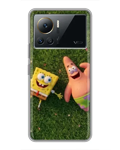 Чехол для Infinix Note 12 2023 с картинкой «Друзья на лужайке» Чехол для Infinix Note 12 2023 с картинкой «Друзья на лужайке»