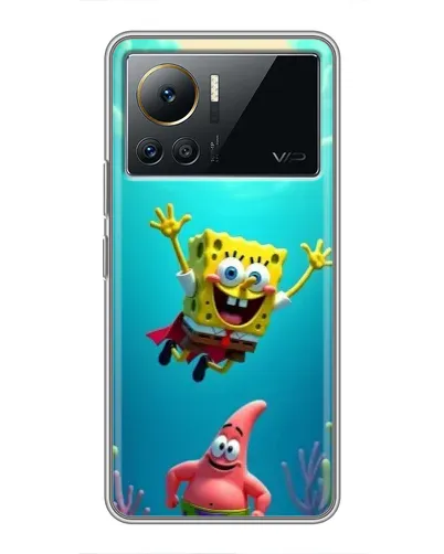 Чехол для Infinix Note 12 2023 с картинкой «Спанч Боб под водой» Чехол для Infinix Note 12 2023 с картинкой «Спанч Боб под водой»