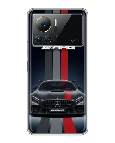 Чехол для Infinix Note 12 2023 с картинкой «Mercedes — белый карбон» Чехол для Infinix Note 12 2023 с картинкой «Mercedes — белый карбон»